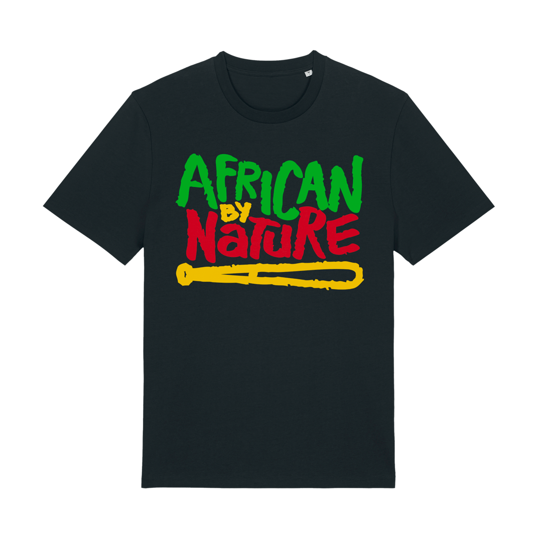 T-Shirt African By Nature Noir/Couleurs