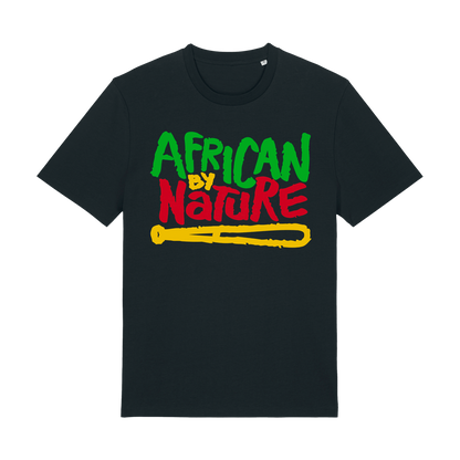 T-Shirt African By Nature Noir/Couleurs
