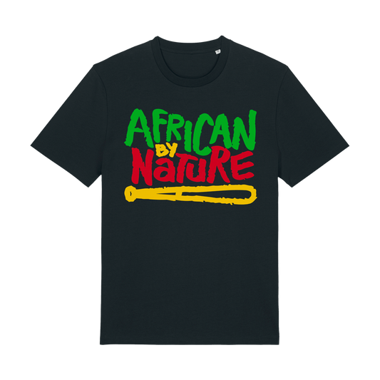 T-Shirt African By Nature Noir/Couleurs