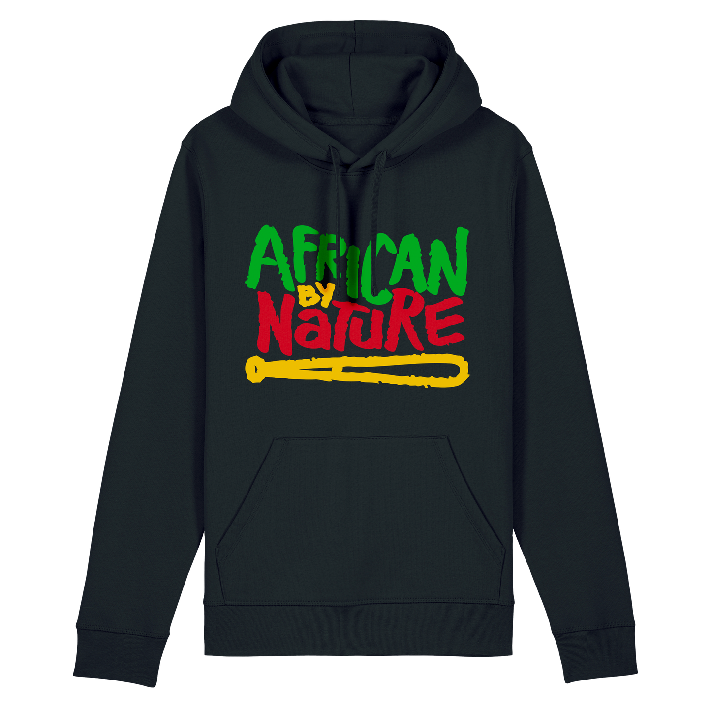 Hoodie African By Nature Noir/Couleurs